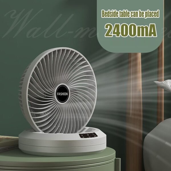 Rechargeable Rotating Fan (With Remote)