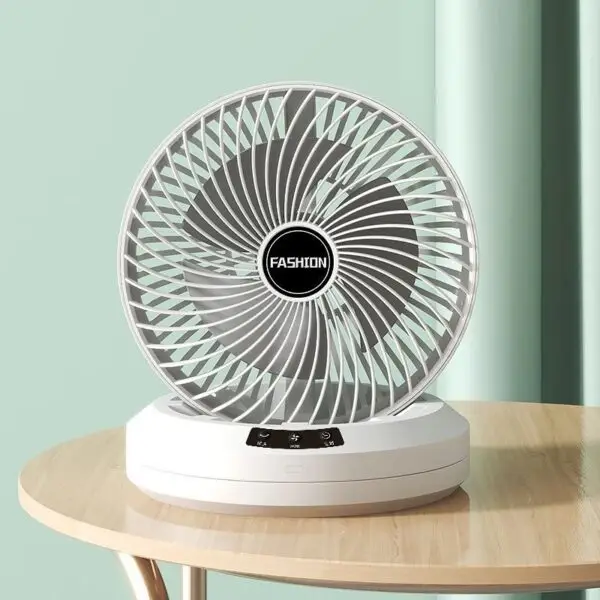 Rechargeable Rotating Fan (With Remote) - Image 3