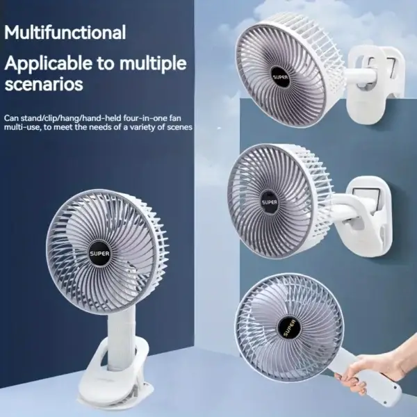 Rechargeable 3 in 1 Clip Fan - Image 3