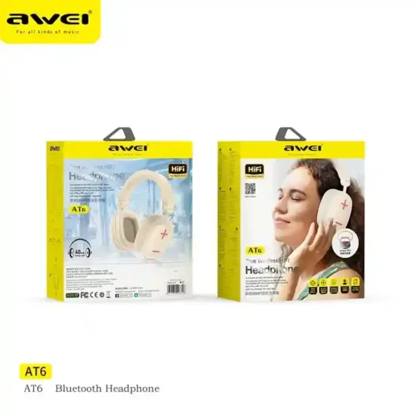 Awei AT7 Bluetooth wireless headphone stereospeaker - Image 2