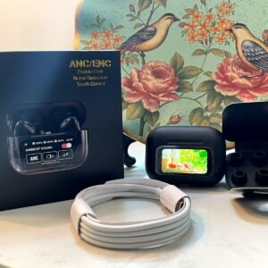 A9 Pro ANC Earbuds Touch Screen Display