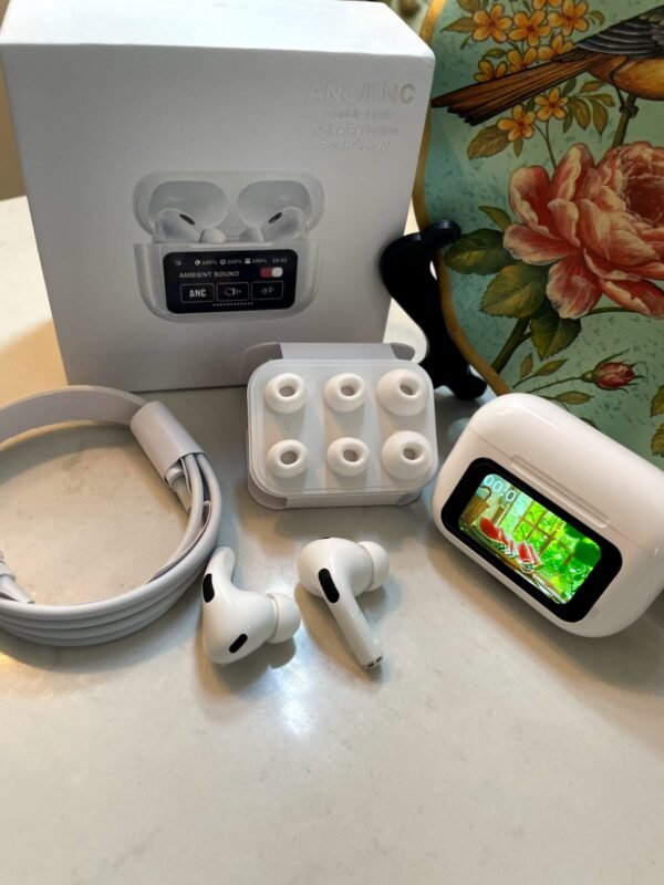 A9 Pro ANC Earbuds Touch Screen Display - Image 2