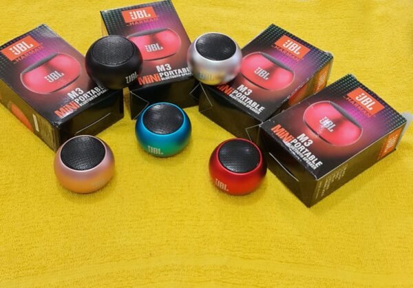 M3 Mini Metal Portable Wireless Bluetooth Speaker Multi Color – Speaker (Copy) Multicolor - Image 3