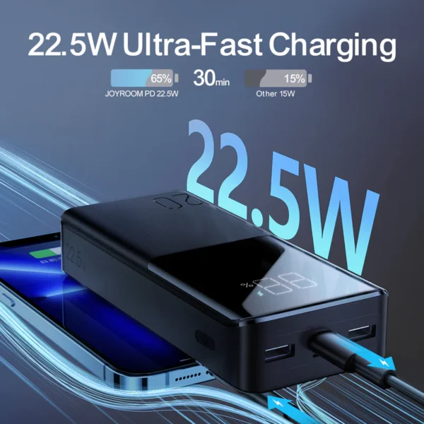JOYROOM JR-QP192 22.5W Power Bank 20000mAh - Image 5