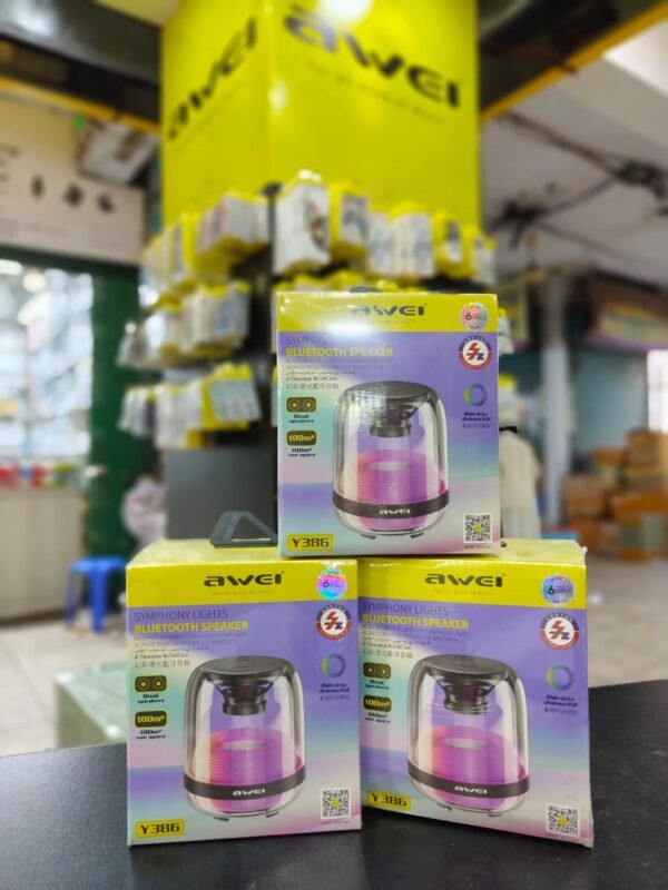 AWEI Y386 RGB Light Portable Bluetooth Speaker - Image 3