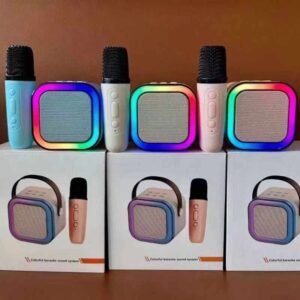 K12 Wireless Karaoke Mic Speaker With RGB LED Light for Kids