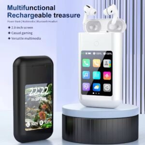 A98 3-in-1 Bluetooth Headset 2.8-inch Multi-functional Mobile Power Bank
