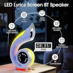 Portable Led Lyrics Screen Music Player with Colorful Lights