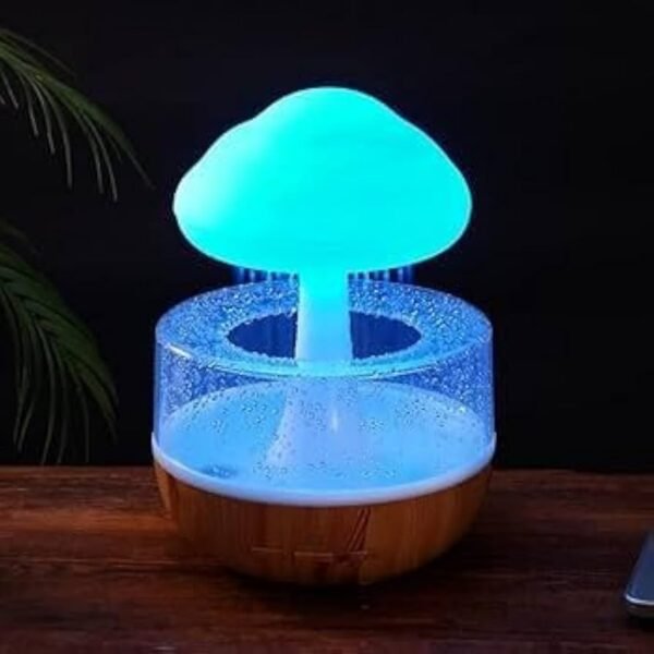 Rain Cloud Humidifier Rain Colourful Mushroom - Image 2